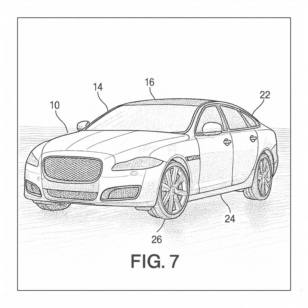 2018 Jaguar XJ XJR575 Sketch